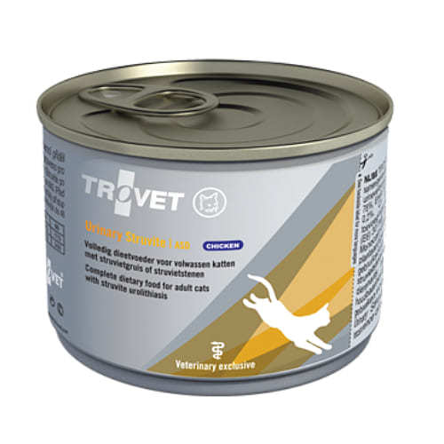 Trovet Urinary Struvite ASD veterinārie konservi kaķiem urīnceļiem ar vistu 200 g